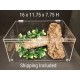 6 Gallon TERRESTRIAL ACRYLIC  REPTILE CAGE