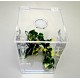 ARBOREAL ACRYLIC 3 GALLON CAGE WITH HINGED TOP- TARANTULA, REPTILES, TERRARIUM  ARH 812