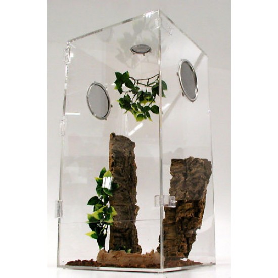 ARD 1020 ARBOREAL 9.5 GALLON ACRYLIC CAGE WITH DOOR TARANTULA, REPTILES, TREE CLIMBING